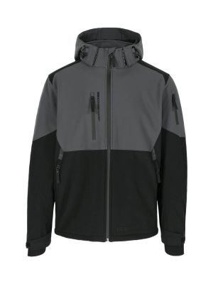Herock Ragnar Work Jacket Softshell 4-Way Stretch anthracite black front