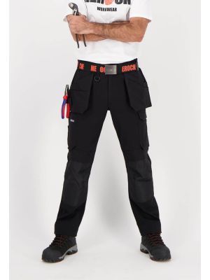 Herock Spero Work Trouser Stretch Multipocket - Black