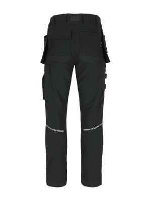 Herock Sparo Work Trouser Shortleg 4-Way Stretch - Black