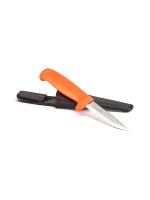 Hultafors Knife HVK with Holster 10-pack Orange Black Steel 380010 front