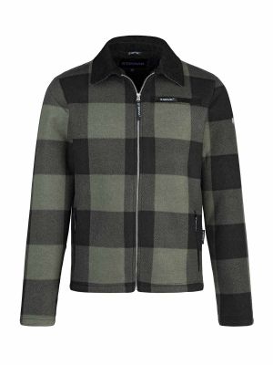 London Lumberjack Fleece Thermo Green Block 088-GBL Storvik 71workx front