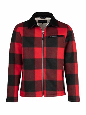 London Lumberjack Fleece Thermo Red Block 088-RB Storvik 71workx front