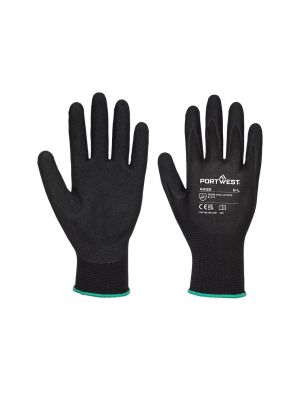 Portwest A335 Nitrile Sandy Gloves Black 71workx Both Sides