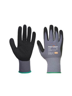 Portwest A350 Gloves DermiFlex Black 71workx Both Sides