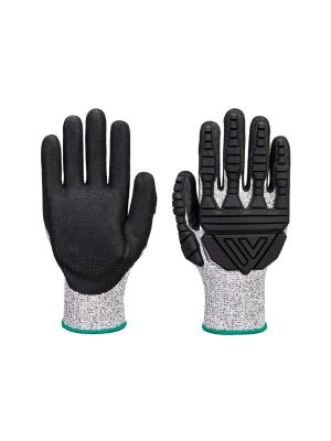 Portwest A723 Gloves Impact Cut Resistant Grey/Black 71workx Both Sides