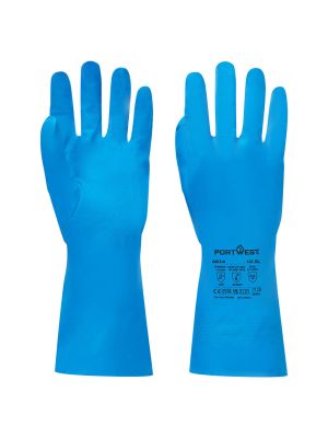 Portwest A814 Gloves Food Nitrile Blue 71workx Front