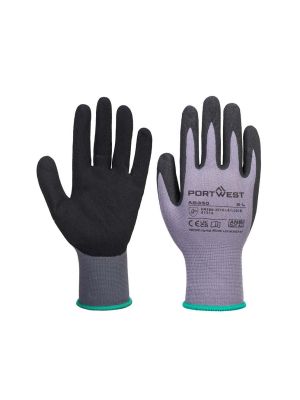 Portwest AB350 DermiFlex Gloves Grey/Black 71workx Both Sides