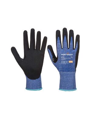 Portwest AP52 Gloves Dexti Cut Ultra Blue/Black 71workx Both Sides
