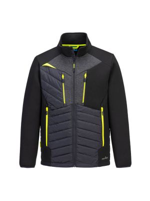 Portwest DX471 Hybrid Baffle Work Jacket DX471 Black Front
