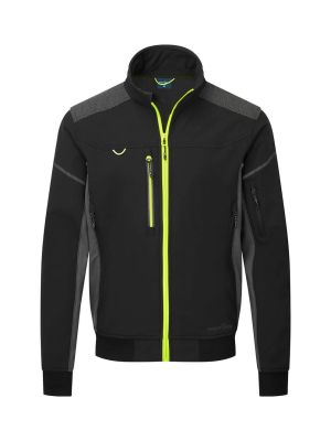 Portwest EV464 EV4 Softshell Work Vest Black 71workx front