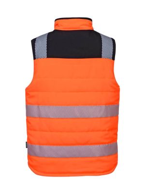 Portwest PW374 PW3 High Vis Bodywarmer 2 Side Wearable