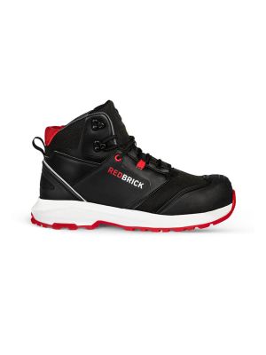 Redbrick High Safety Shoes Pulse S3 Overnose Black Red 32324 71workx right