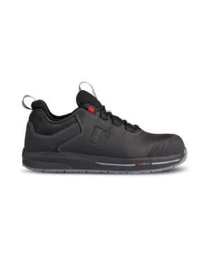 Redbrick Low Safety Shoes Motion Shade AF S3S ESD 31437 Black 71workx right