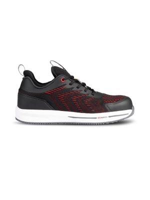 Redbrick Low Safety Shoes Motion Sierra AF S1PS ESD 31446 Red Black 71workx right