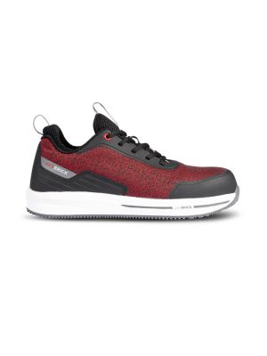 Redbrick Low Safety Shoes Motion Spirit AF S1PS ESD 31440 Red Black 71workx right
