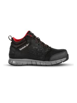 Reebok Safety Shoe Excel Light 1037-1 S3 71workx Black Red Gray 50128 right