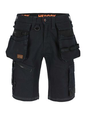 Rex Work Short Jeans Bermuda Stretch 23MBM2201JE Herock 71workx Dark Blue Jeans front