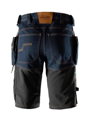 Snickers 6155 FlexiWork Work Short Denim Holster Pocket