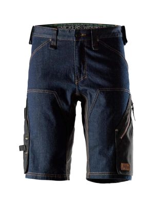Snickers 6156 Work Shorts Denim Stretch 6156 6504 71workx Front