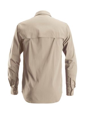 Snickers 8521 Work Shirt Long Sleeve LiteWork - Khaki