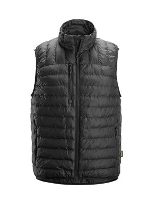 Snickers Work Vest Packable Lightweight 4502 Black 0400 71workx front