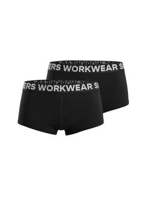 Snickers Shorts Hipster Briefs Stretch 2 Pack 9477 Women Black 0404 71workx set