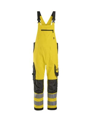 Snickers Bib Overall High Vis Class 2 6043 6604 71workx Front Snickers Bib Overall High Vis Class 2 6043 6604 71workx Front