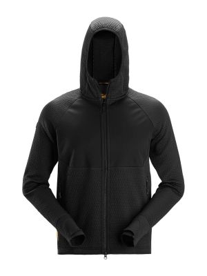 Snickers Midlayer Hoodie with Zipper 8405 71Workx Black 0400 front
