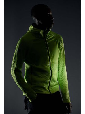 Snickers Midlayer Hoodie with Zipper 8405 - Lime