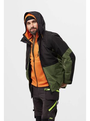 Snickers Midlayer Hoodie with Zipper 8405 - Orange