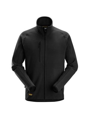 Snickers Work Jacket Fleece Polartec Shed Less 8422 71workx Black 0400 front