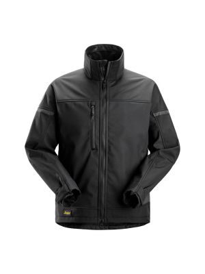 Snickers Work Jacket Softshell Stretch 1216 71workx black 0404 front