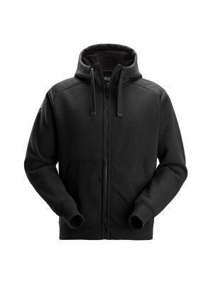 Snickers Work Hoodie with Zip Tech Cordura 2875 0404 Black/Black 71workx Front