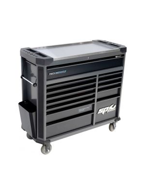 SP Tools SP01121BK Tech Series Tool Trolley 13 Drawers Black side
