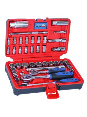 SP Tools SP20601 Socket Set 42PC 1/4" & 3/8"DR - Metric/SAE In X-Case