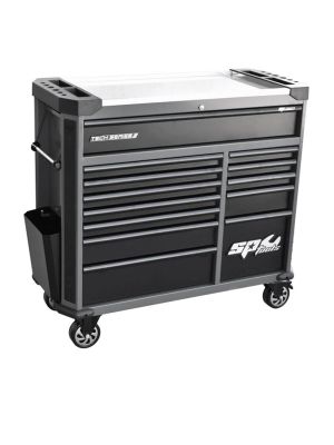 SP Tools SP42355D Roller Cabinet - Tech Series Diamond Black/Black 71WorkX