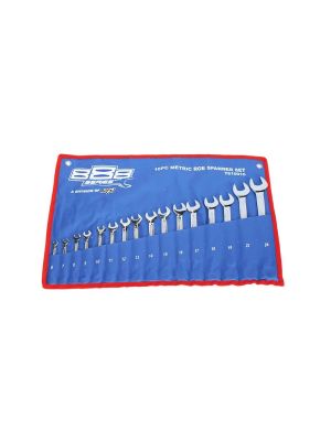 SP Tools T810016 Combination Wrench Set 16 Pieces 71workx front