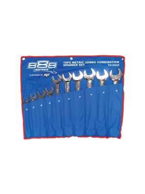SP Tools T810020 Jumbo Combination Wrench Set 10 Pieces 71workx front