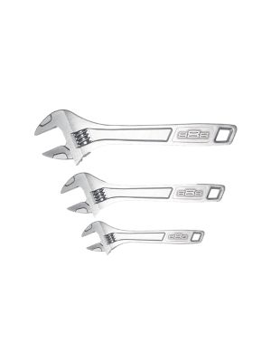 SP Tools T818000 Adjustable Wrench Set 3 Pieces 71workx front