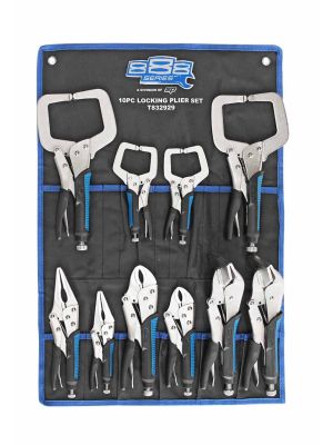 SP Tools T832929 Locking Pliers Set 10 Pieces 71workx front