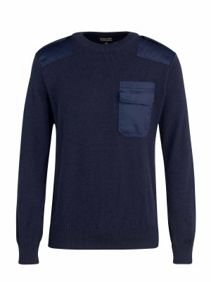 Storvik Commando Sweater Dampier 8120 Navy 71workx front