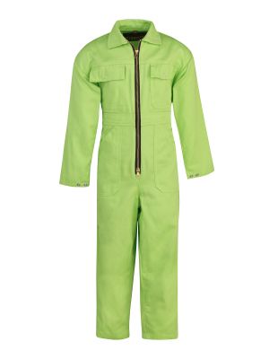 Storvik Kids Overall Nicky 1821 lime green 71workx front Storvik Kids Overall Nicky 1821 lime green 71workx front