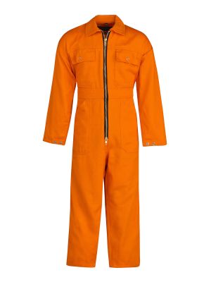 Storvik Kids Overall Nicky 1821 orange 71workx front Storvik Kids Overall Nicky 1821 orange 71workx front
