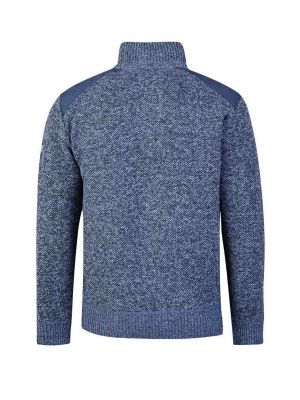 Storvik Liam Work Sweater Pullover Teddy Fine Knit - Navy