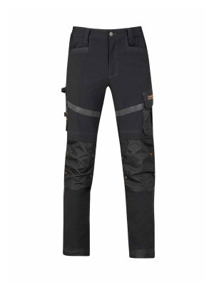 Storvik Stef Work Trouser 4-Way Stretch 2081 Black BL 71workx Front
