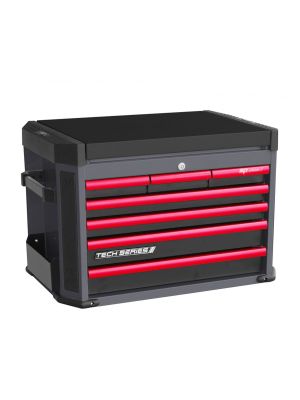 SP Tools SP42205 Tech-series 7-drawer tool box Red - SPTools 71WorkX