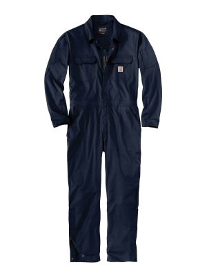 105019 Coverall Canvas Rugged Flex Stretch Navy I26 Carhartt 71workx front