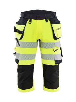 Blåkläder High Vis Pirate Work Trouser 4-Way Stretch 112316483399 71workx Yellow Black Front Blåkläder High Vis Pirate Work Trouser 4-Way Stretch 112316483399 71workx Yellow Black Front