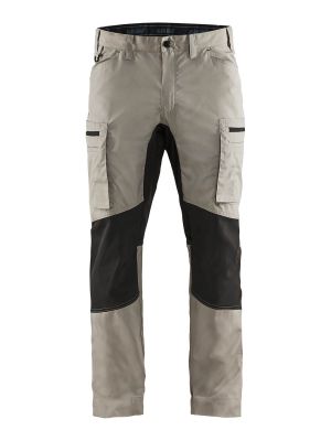 1459-1845 Service Work trousers Stretch Blåkläder Stone Black 2799 71workx Front 1459-1845 Service Work trousers Stretch Blåkläder Stone Black 2799 71workx Front
