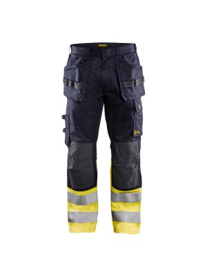 Multinorm Trouser Inherent 1489 Marine/High Vis Geel - Blåkläder